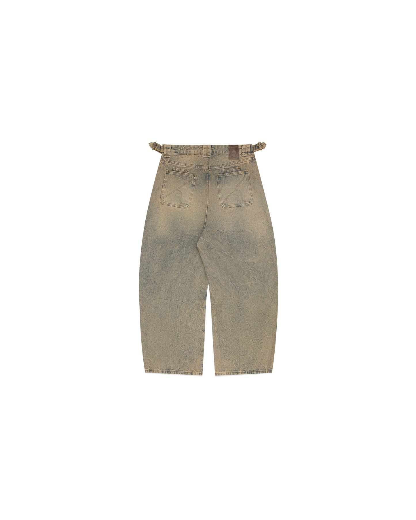 AW25 Wide Leg Sand Wash Denim Jeans