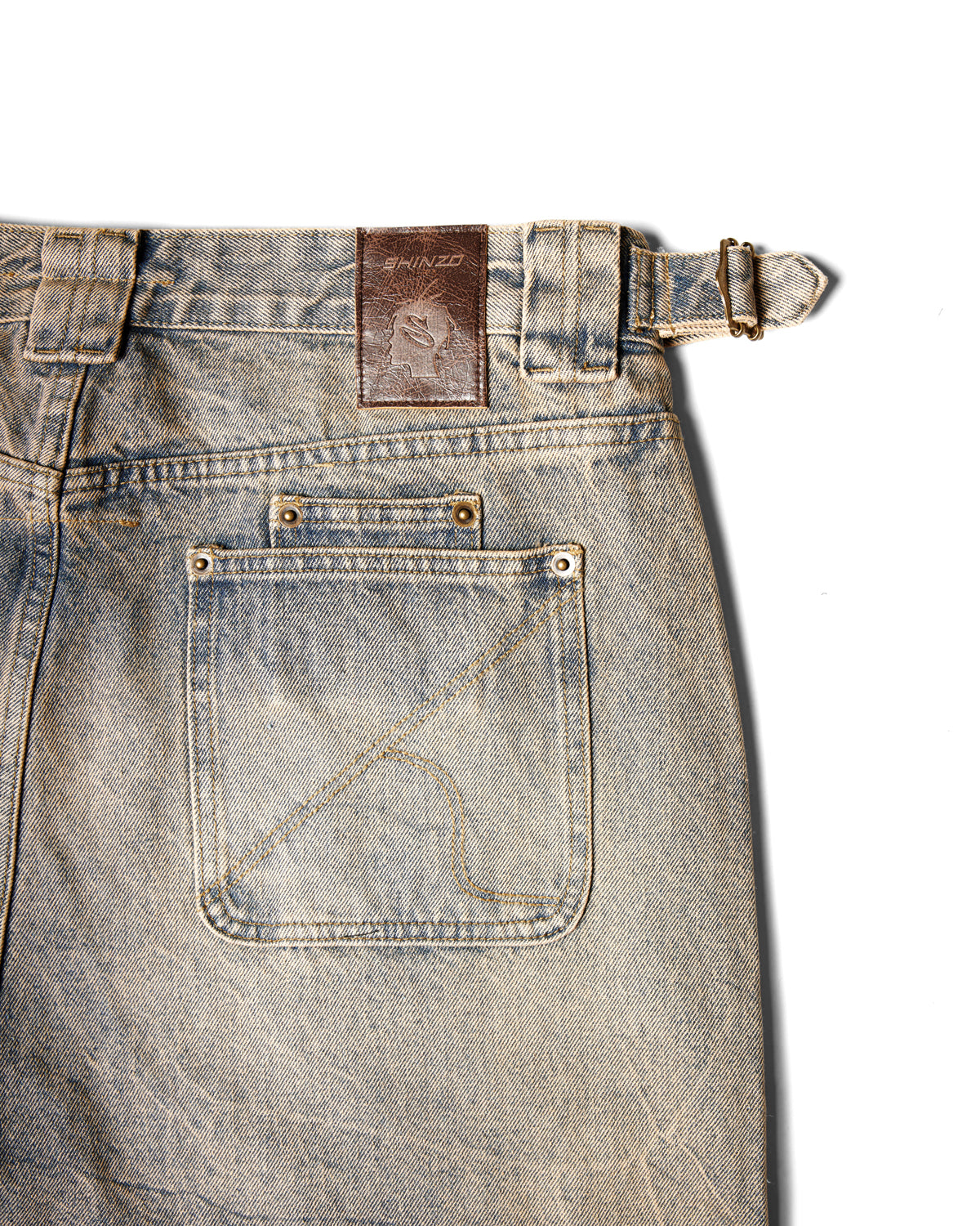 AW25 Wide Leg Sand Wash Denim Jeans