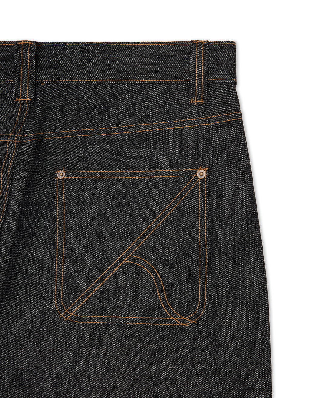Okayama 15oz Raw Black Pleated Japanese Selvedge Balloon Denim Pants