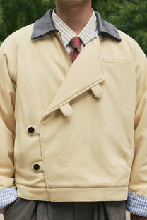 15oz Beige Canvas Workwear Jacket