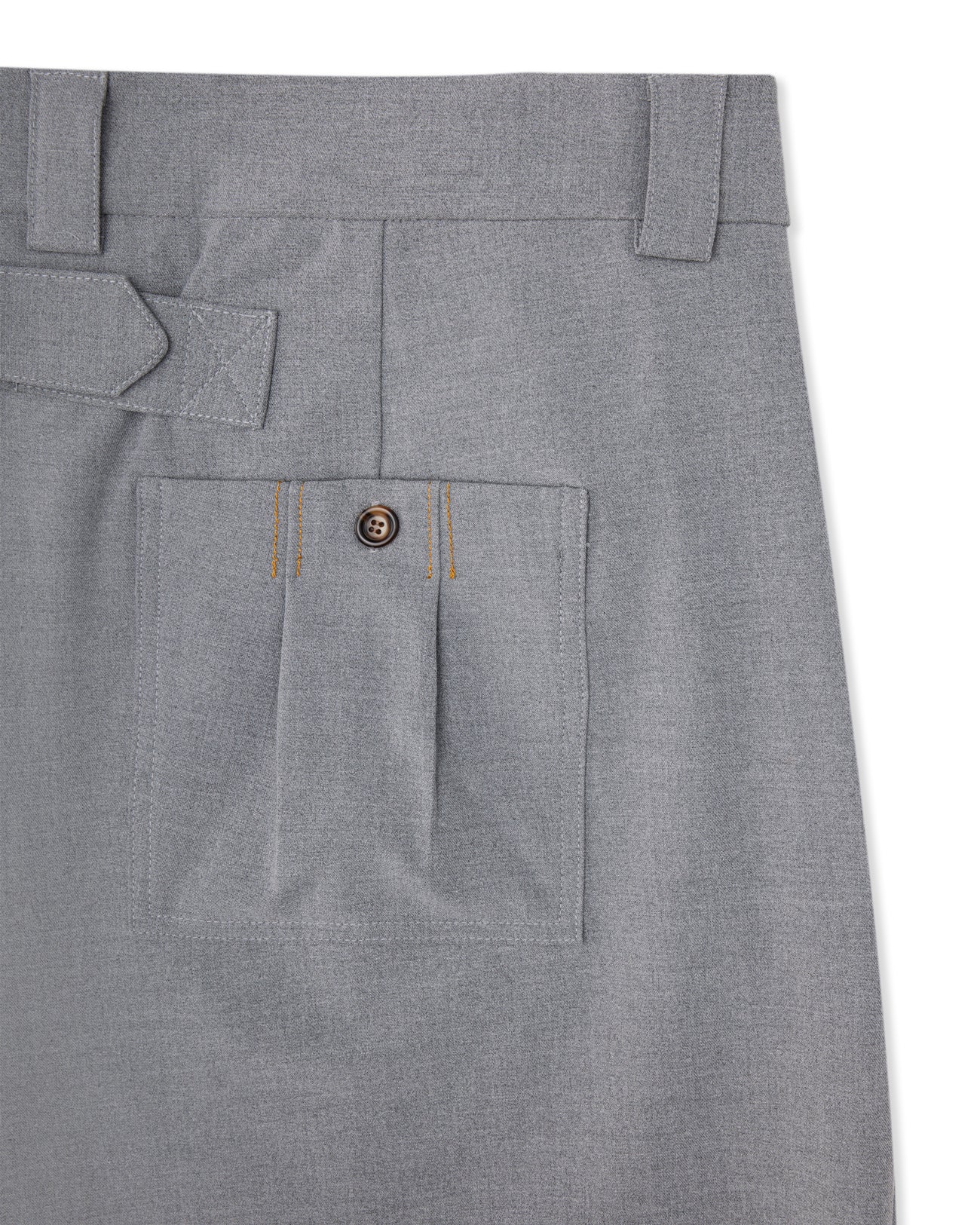 Gyokudō Grey Adjustable Suit Pants