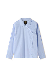 Hattori Blue Pinstripe Button Up Shirt