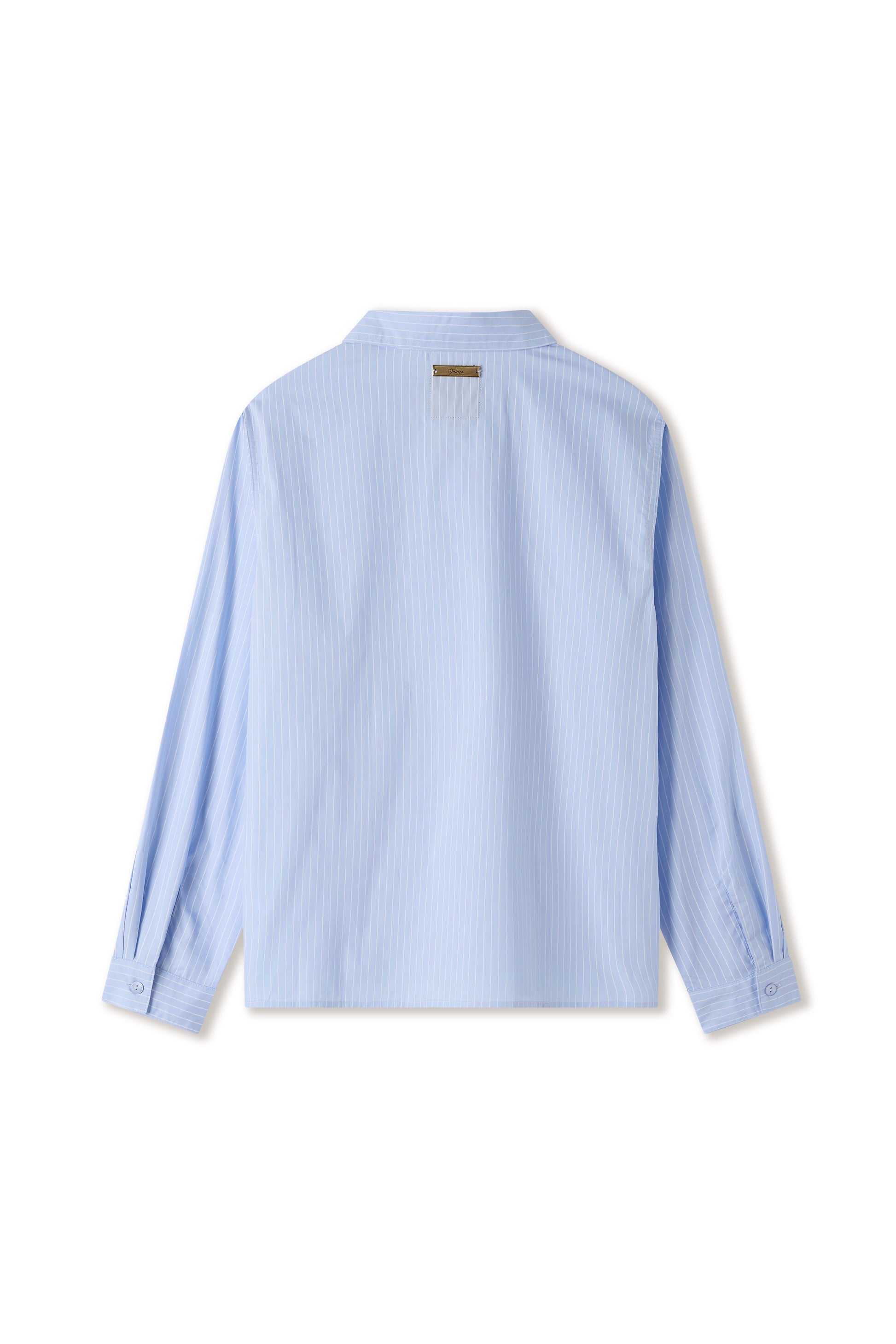 Hattori Blue Pinstripe Button Up Shirt