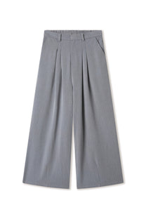 Ukiyo Grey Pinstripe Pants
