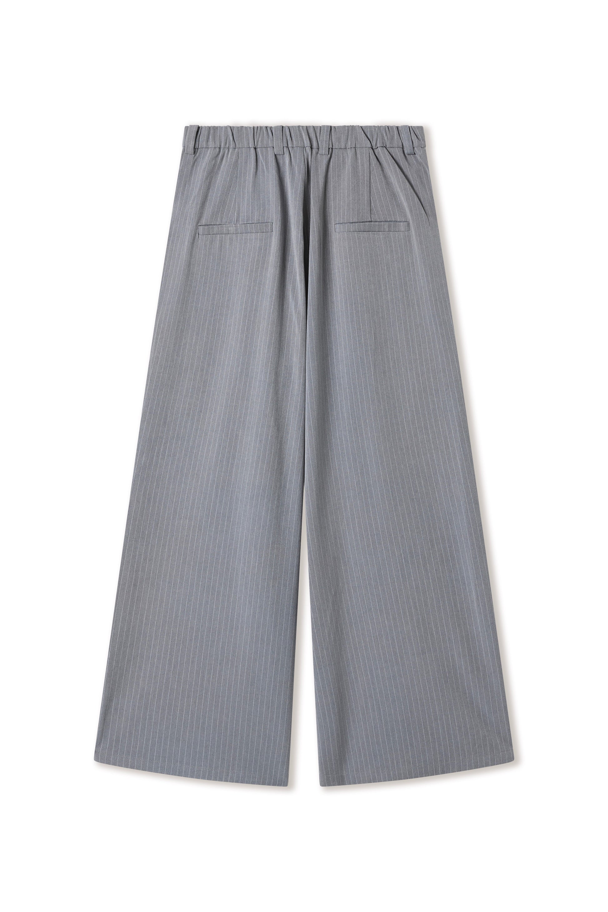 Ukiyo Grey Pinstripe Pants