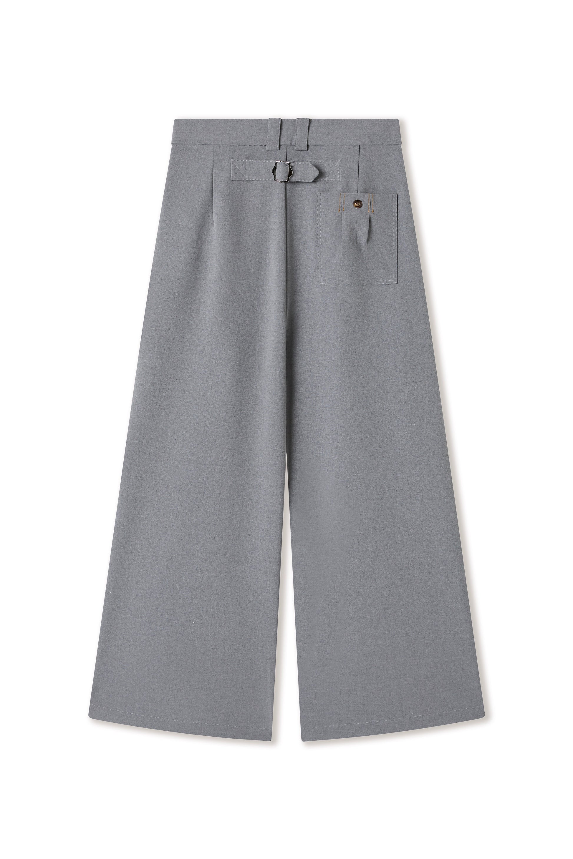 Gyokudō Grey Adjustable Suit Pants
