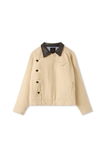 15oz Beige Canvas Workwear Jacket