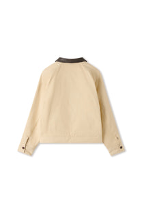 15oz Beige Canvas Workwear Jacket