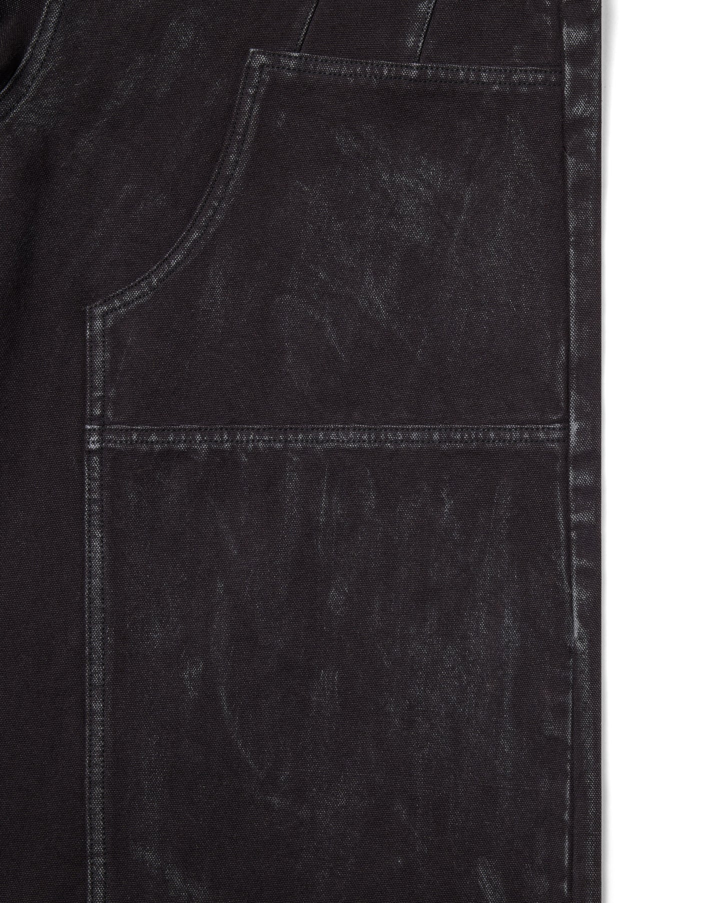 Shokunin 15oz Canvas Double Knee Pants Black