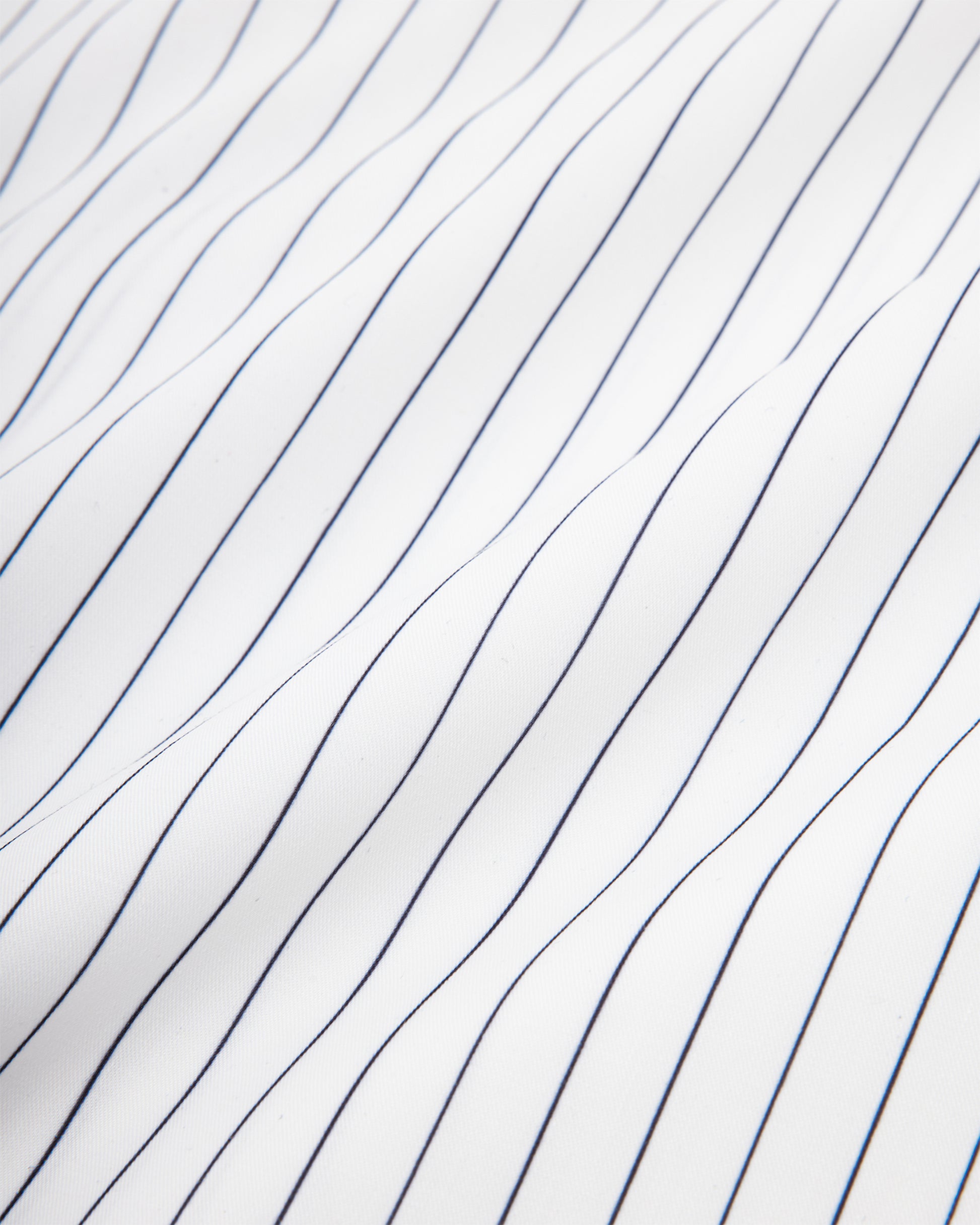 Sūtsu White Pinstripe Button Up Shirt