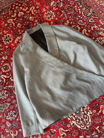 Grey Kimono Blazer detail