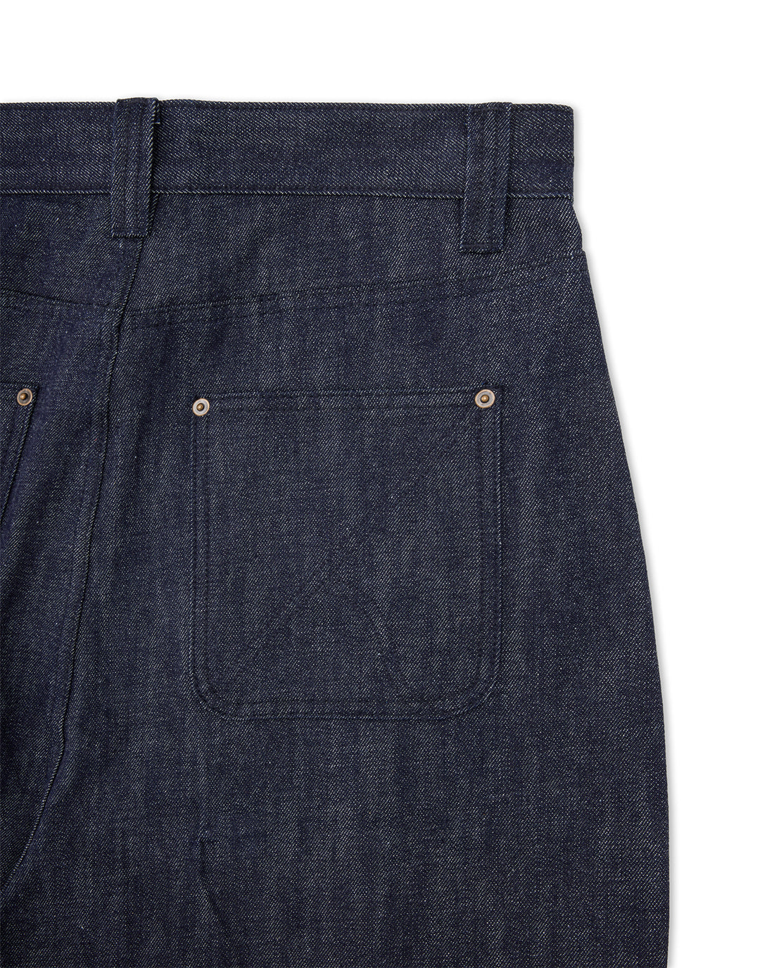 Okayama 15oz Raw Blue Pleated Japanese Selvedge Balloon Denim Pants
